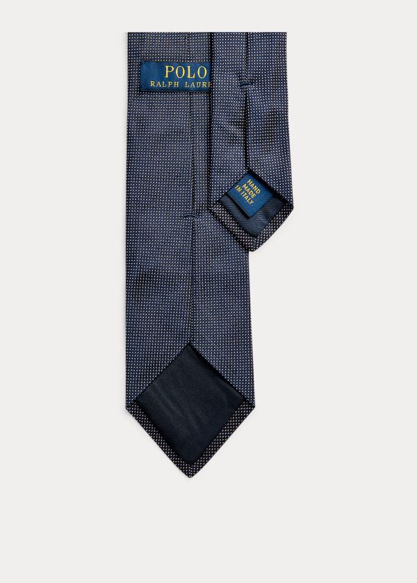 Men's Polo Ralph Lauren Pin Dot Silk Narrow Ties | 492653XQF